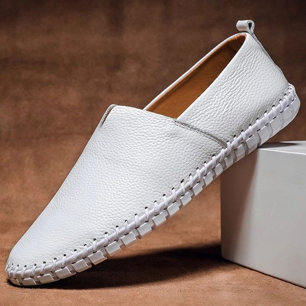 Malachy | Men's Pebbled-Grain Leather Loafers 2