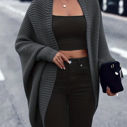 Marguerite | Women's Mid-Length Cocoon Cardigan Sweater 4