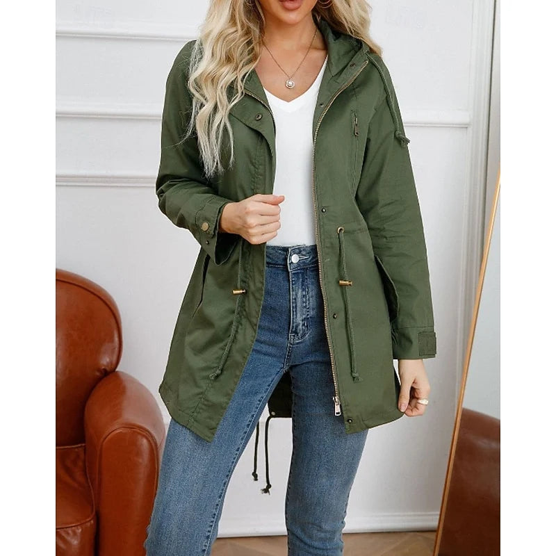 Matilda | Women's Hooded Longline Utility Coat 1