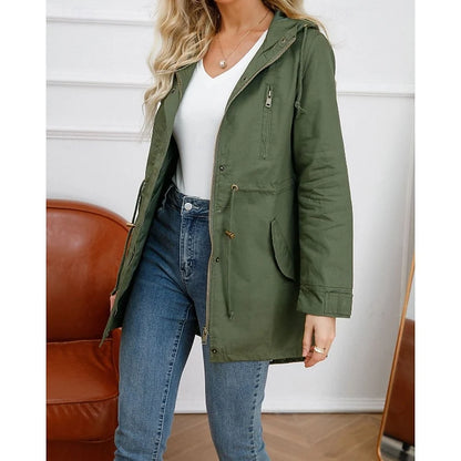 Matilda | Women's Hooded Longline Utility Coat 3