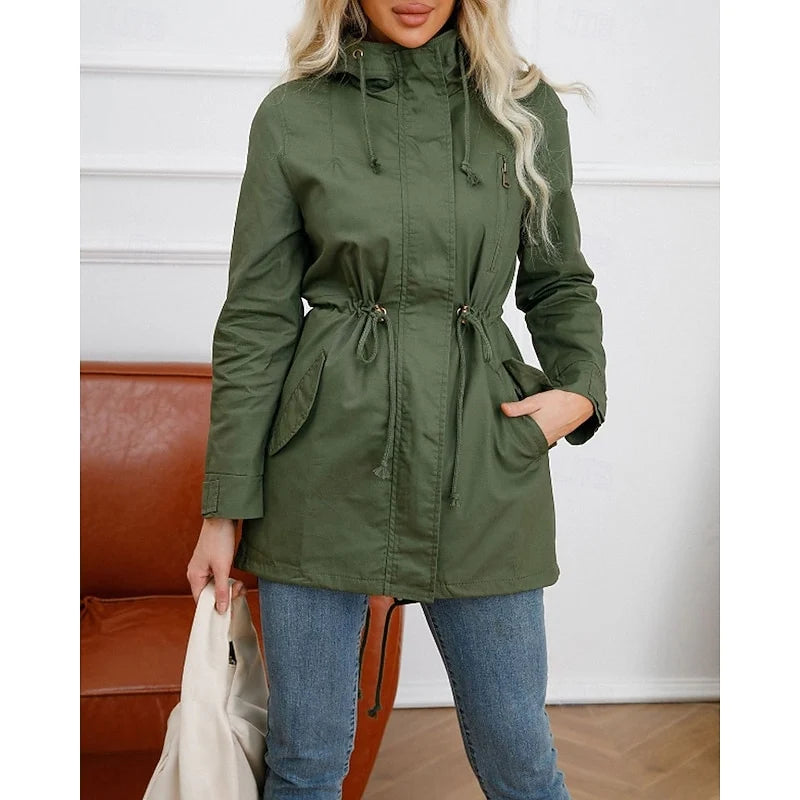 Matilda | Women's Hooded Longline Utility Coat 4