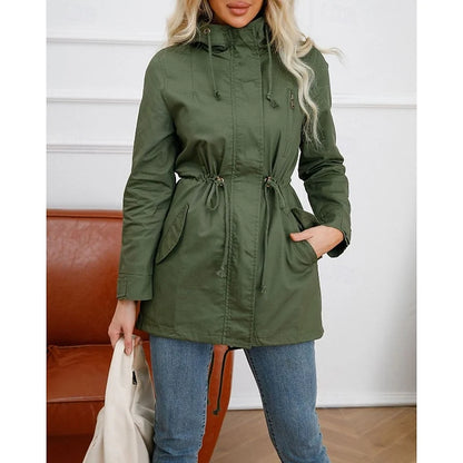 Matilda | Women's Hooded Longline Utility Coat 4