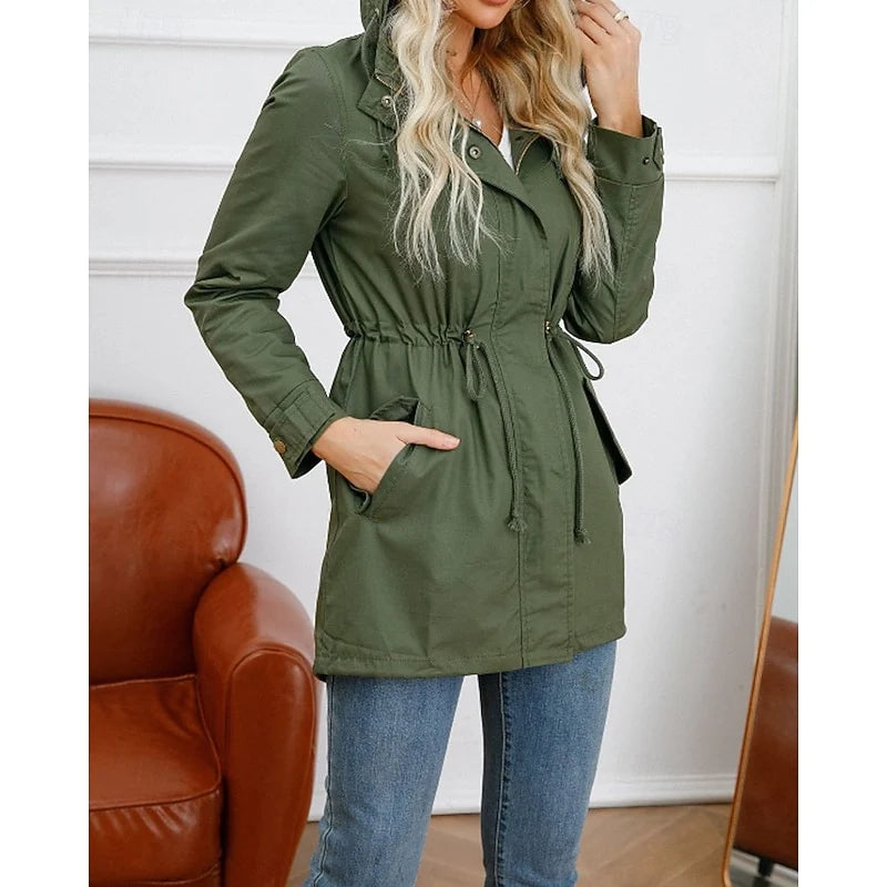 Matilda | Women's Hooded Longline Utility Coat 5