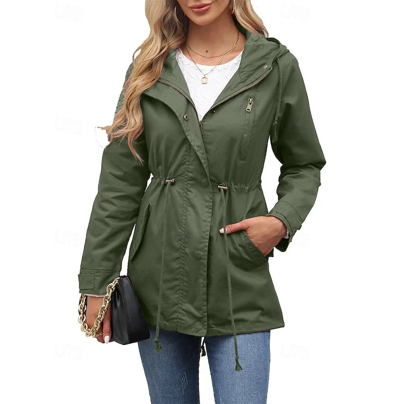 Matilda | Women's Hooded Longline Utility Coat 7