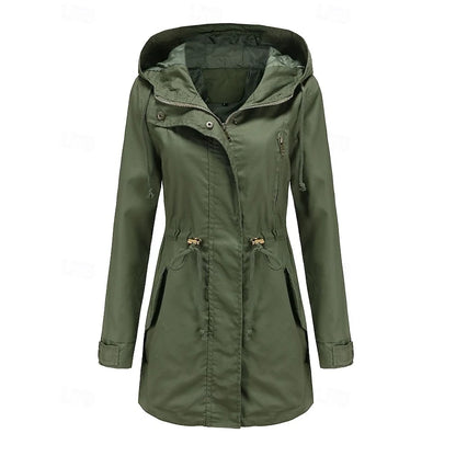 Matilda | Women's Hooded Longline Utility Coat 8