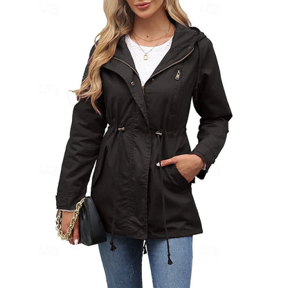 Matilda | Women's Hooded Longline Utility Coat 9