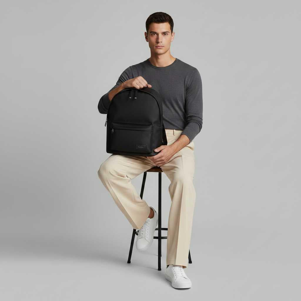 Men's Pleated Trousers | Straight Fit Formal Pants