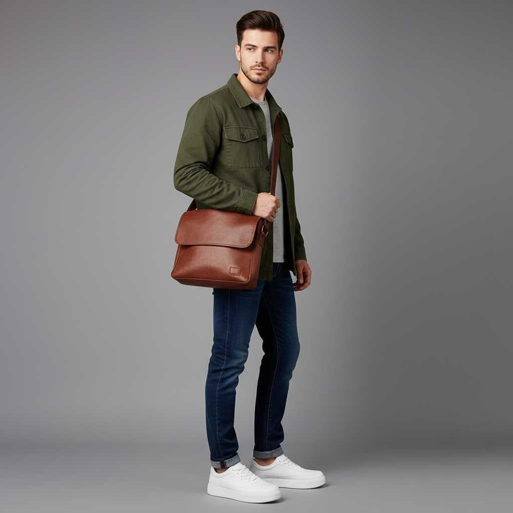 Men's White Platform Sneakers | Casual Mens Trainers