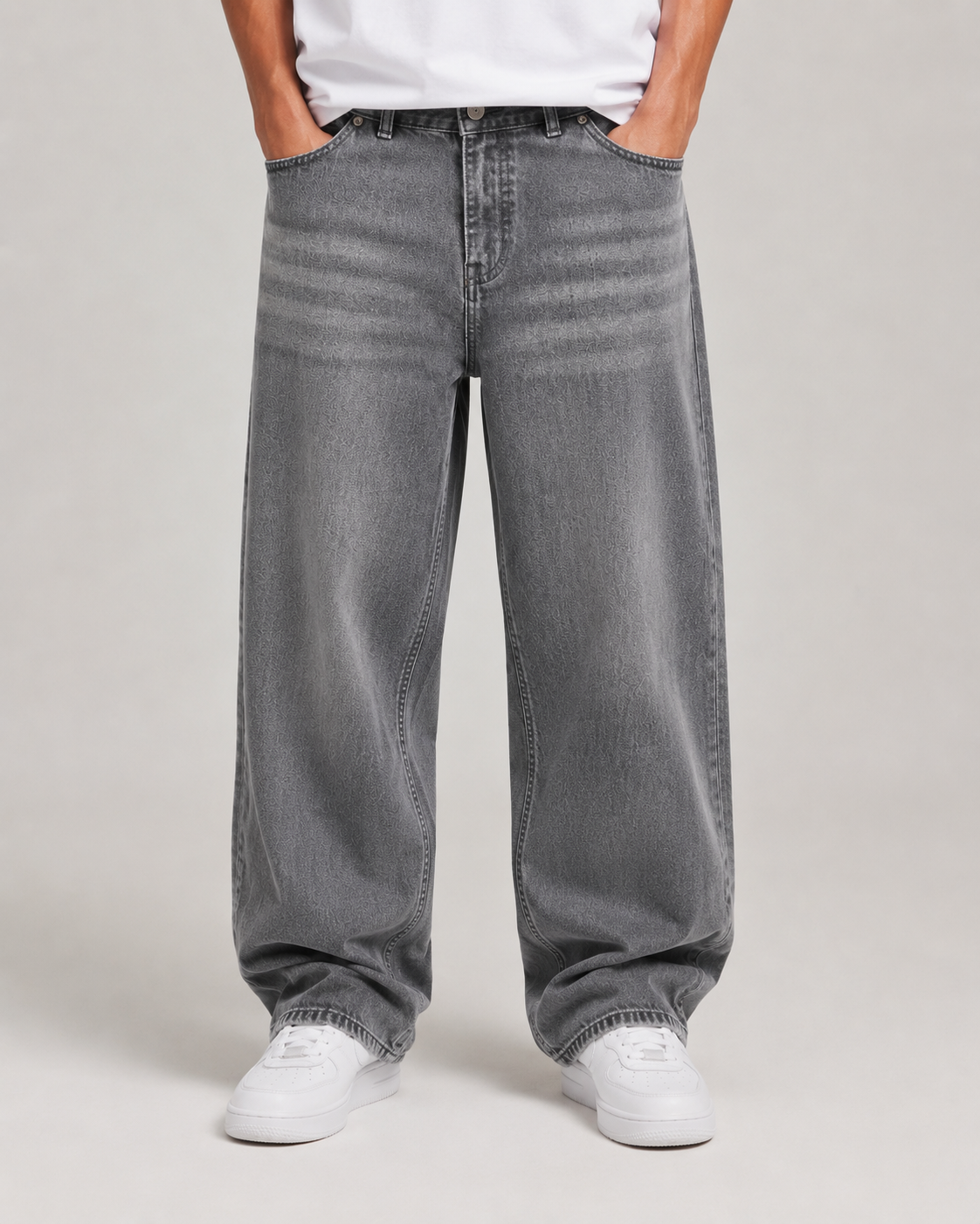 Men's Baggy Denim Jeans Casual Fit 0