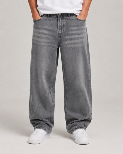 Men's Baggy Denim Jeans Casual Fit 0
