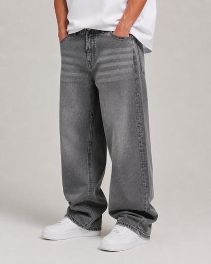 Men's Baggy Denim Jeans Casual Fit 2