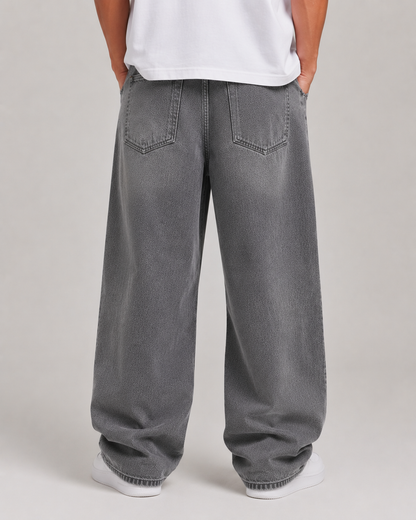 Men's Baggy Denim Jeans Casual Fit 4