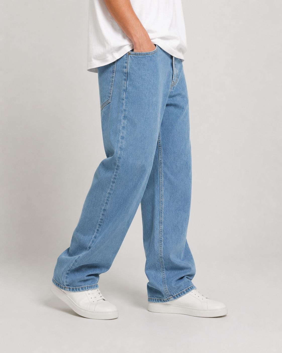 Men's Baggy Denim Jeans Casual Fit 7