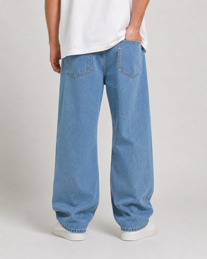 Men's Baggy Denim Jeans Casual Fit 8