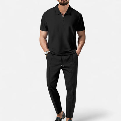 Men's Casual Polo Shirt and Trouser Set | Soft Breathable Outfit 2