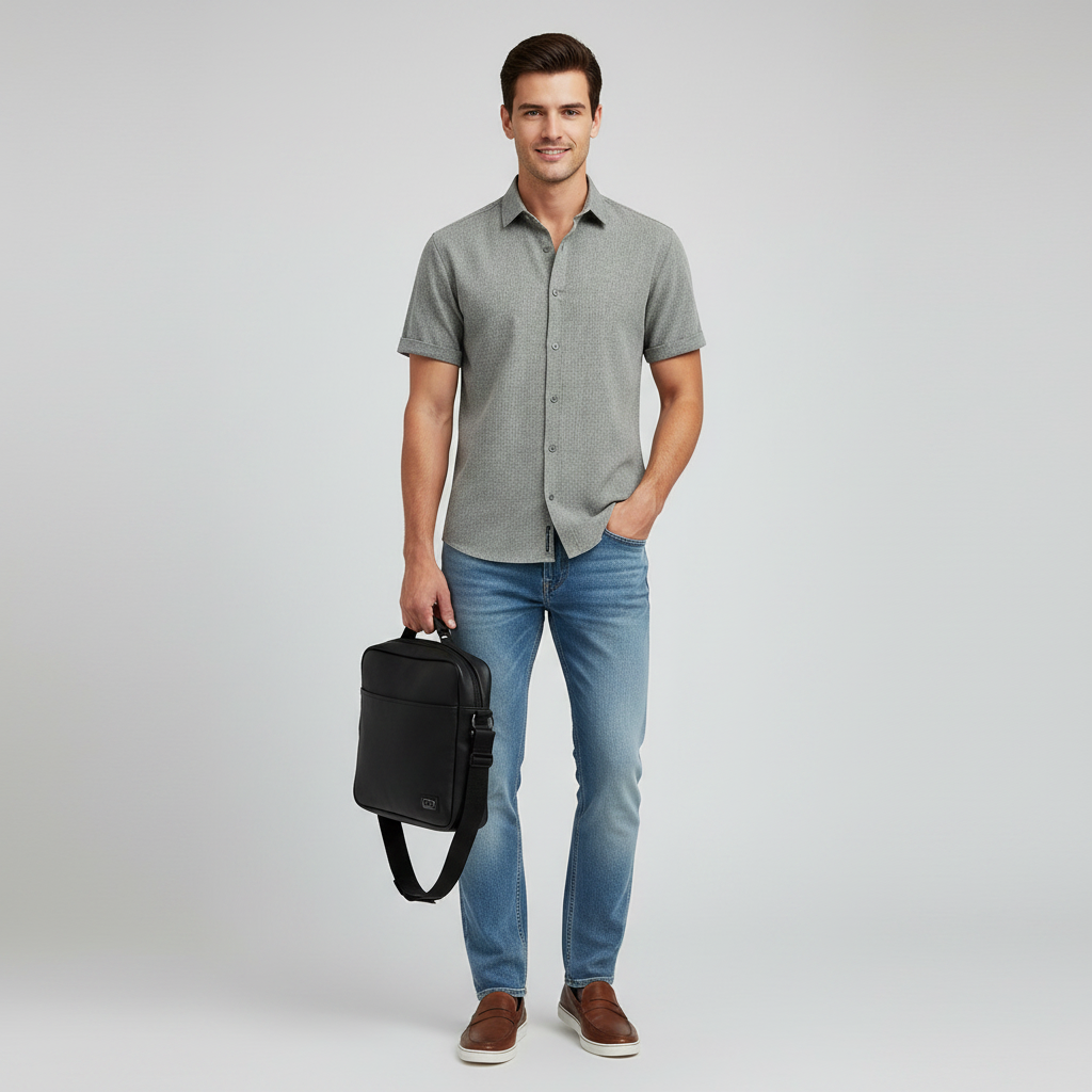Men's Casual Summer Shirt | Relaxed Fit Leisurewear 2