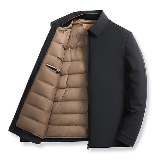 Men's Classic Down Jacket | Insulated Lightweight Winter Coat 0
