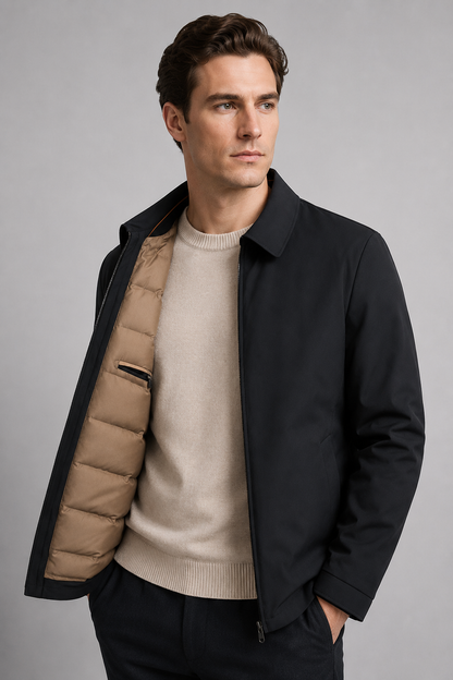 Men's Classic Down Jacket | Insulated Lightweight Winter Coat 1