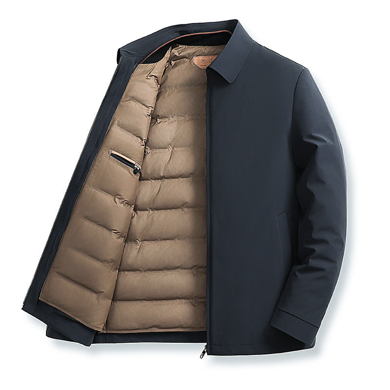 Men's Classic Down Jacket | Insulated Lightweight Winter Coat 7