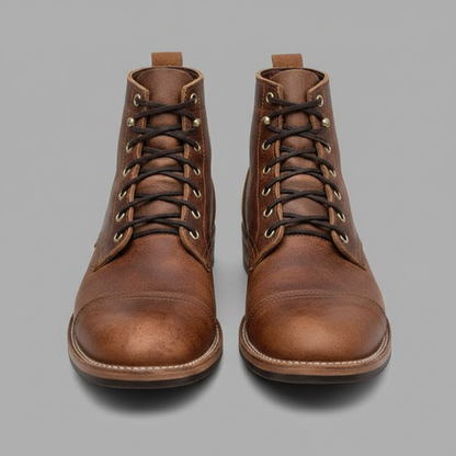 Men's Classic Work Boots | Durable Lace-Up Design for Comfort 0