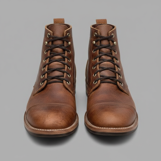 Men's Classic Work Boots | Durable Lace-Up Design for Comfort 0