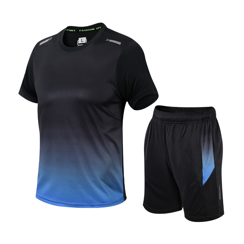 Men's Gradient Tracksuit Set | Men's Activewear Gym Clothes 0