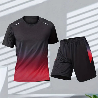 Men's Gradient Tracksuit Set | Men's Activewear Gym Clothes 1
