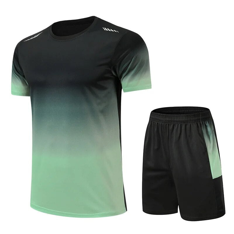 Men's Gradient Tracksuit Set | Men's Activewear Gym Clothes 3