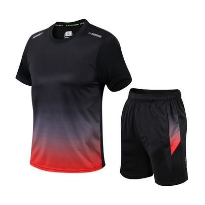 Men's Gradient Tracksuit Set | Men's Activewear Gym Clothes 6