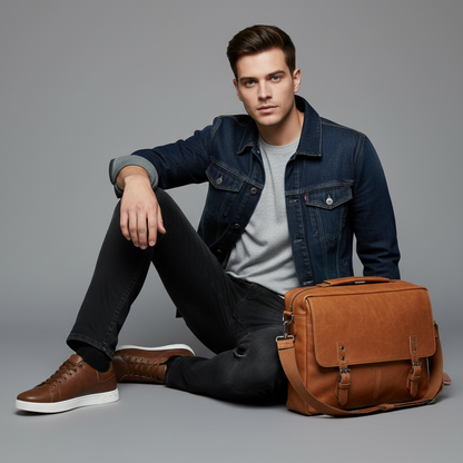 Men's Lace-Up Sneakers | Casual Low-Top Mens Trainers 5