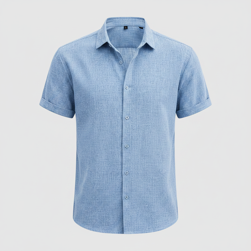 Men's Lightweight Casual Summer Shirt | Short Sleeve Polo 0