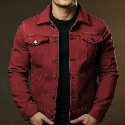 Men's Lightweight Collared Jacket | Spring Zip-Up Outerwear 4