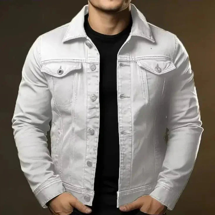 Men's Lightweight Collared Jacket | Spring Zip-Up Outerwear 5