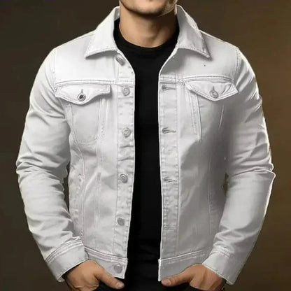 Men's Lightweight Collared Jacket | Spring Zip-Up Outerwear 5