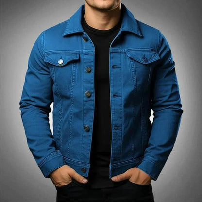 Men's Lightweight Collared Jacket | Spring Zip-Up Outerwear 7