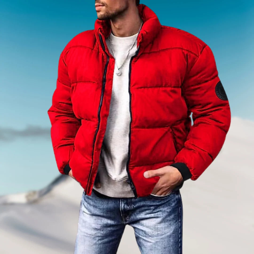 Men's Lightweight Down Puffer Jacket | Men's Winter Jacket Black 0