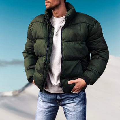 Men's Lightweight Down Puffer Jacket | Men's Winter Jacket Black 2