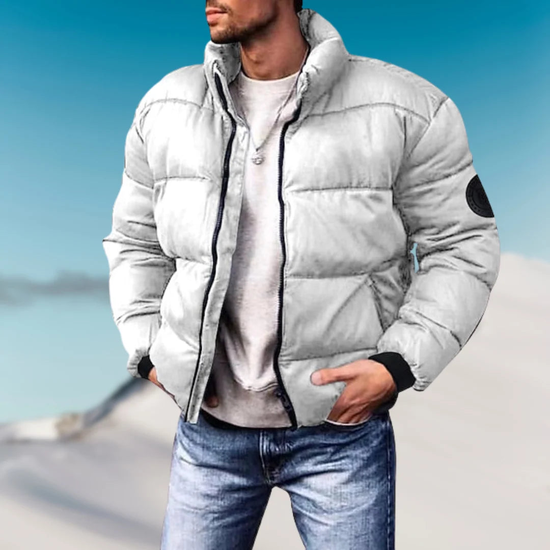 Men's Lightweight Down Puffer Jacket | Men's Winter Jacket Black 3