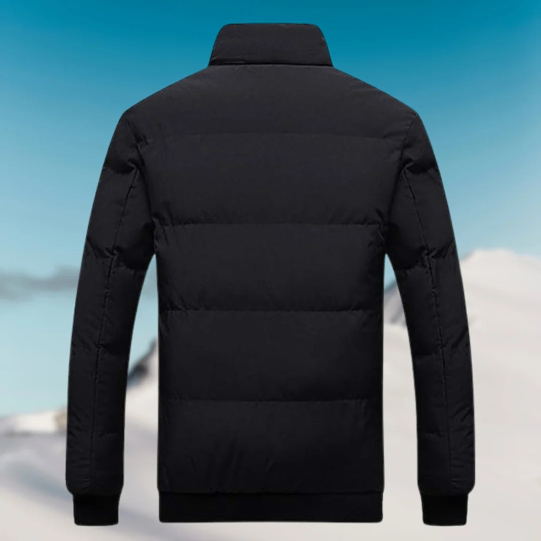 Men's Lightweight Down Puffer Jacket | Men's Winter Jacket Black 4