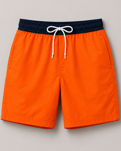 Men's Lightweight Swim Shorts | Quick Dry Drawstring Waist 1