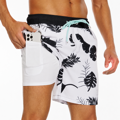 Men's Lightweight Swim Shorts | Quick Dry Drawstring Waist 8