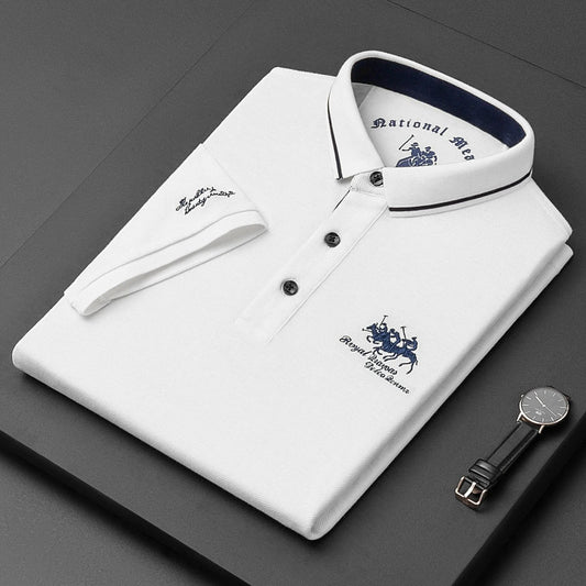 Men's Long Sleeve Polo Shirt Classic Fit 0