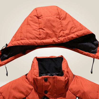 Men's Parka Winter Jacket Thick Fleece-Lined Waterproof Coat 2