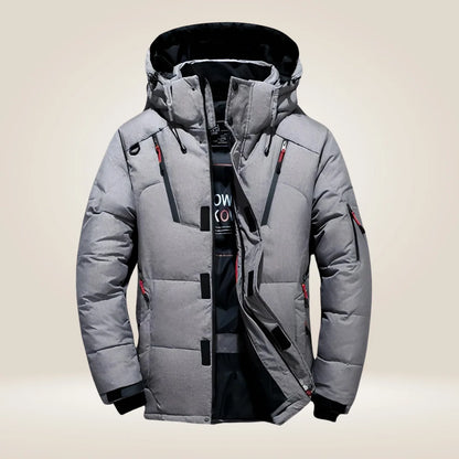 Men's Parka Winter Jacket Thick Fleece-Lined Waterproof Coat 9