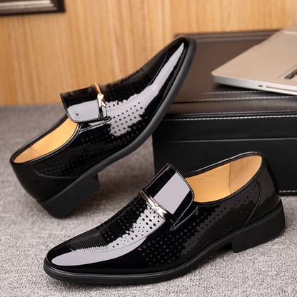 Men's Patent Leather Loafers | Slip-On Dress Shoes 4