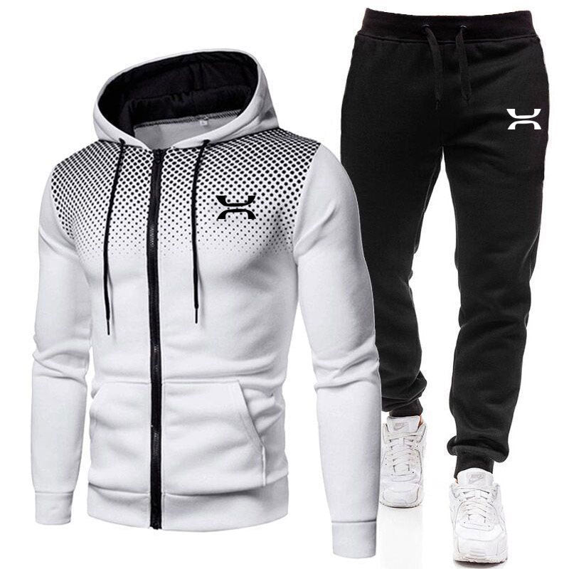 Men's Sports Suit | Zip-Up Hoodie and Sweatpants Set 1
