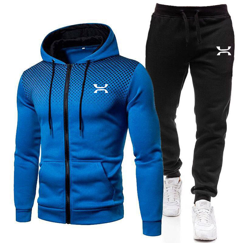 Men's Sports Suit | Zip-Up Hoodie and Sweatpants Set 3