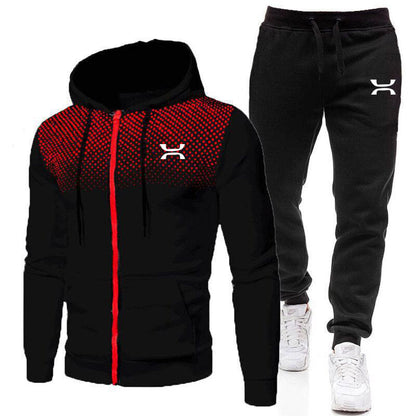 Men's Sports Suit | Zip-Up Hoodie and Sweatpants Set 4