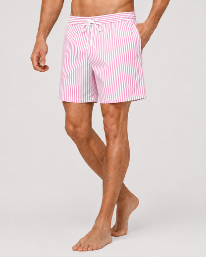 Men's Striped Quick-Dry Swim Shorts | Lightweight Swimwear 3