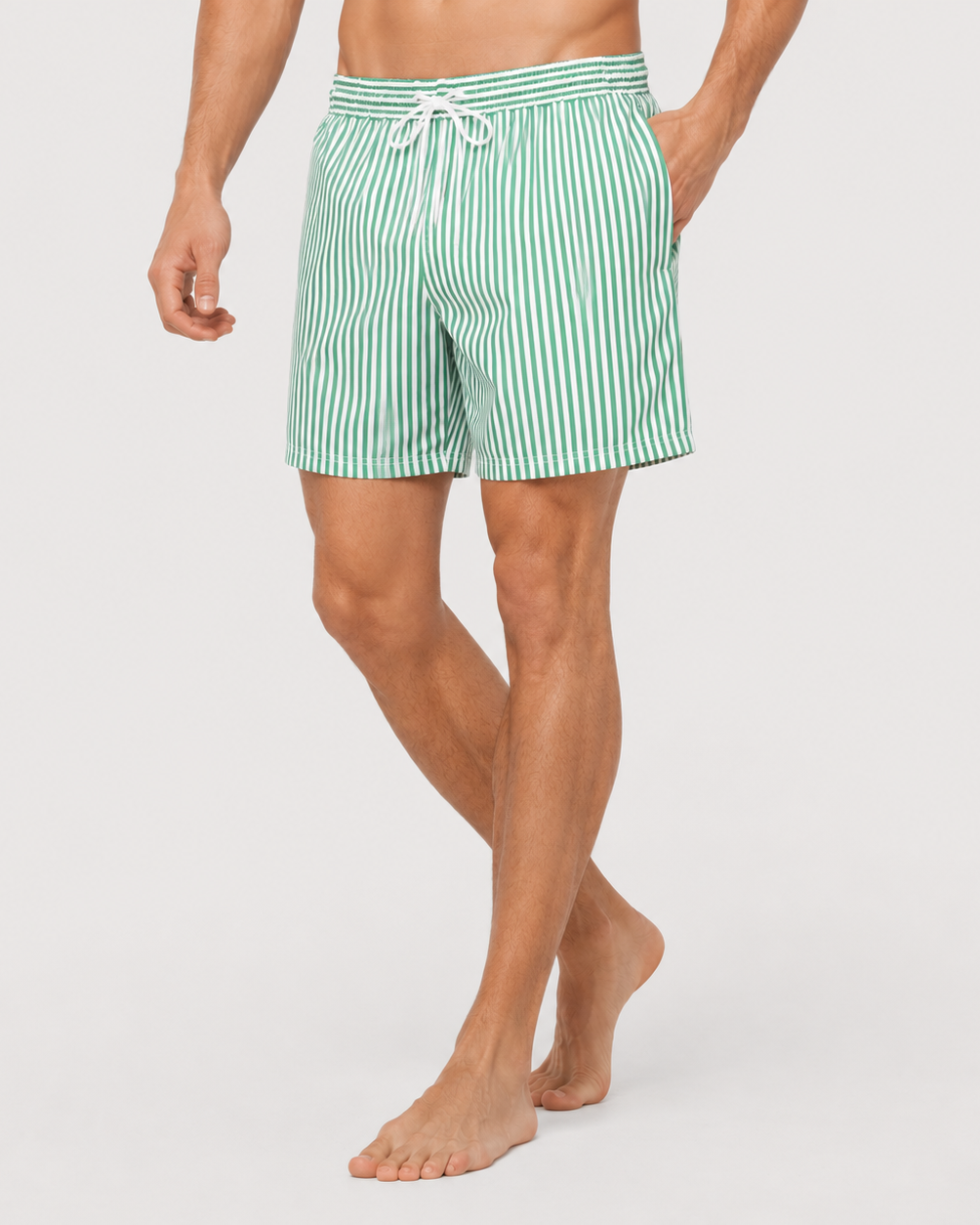 Men's Striped Quick-Dry Swim Shorts | Lightweight Swimwear 5